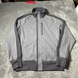 Lululemon Men's Kung Fu Jacket II Heathered Dark Slate Size M Full‎ Zip Stretch